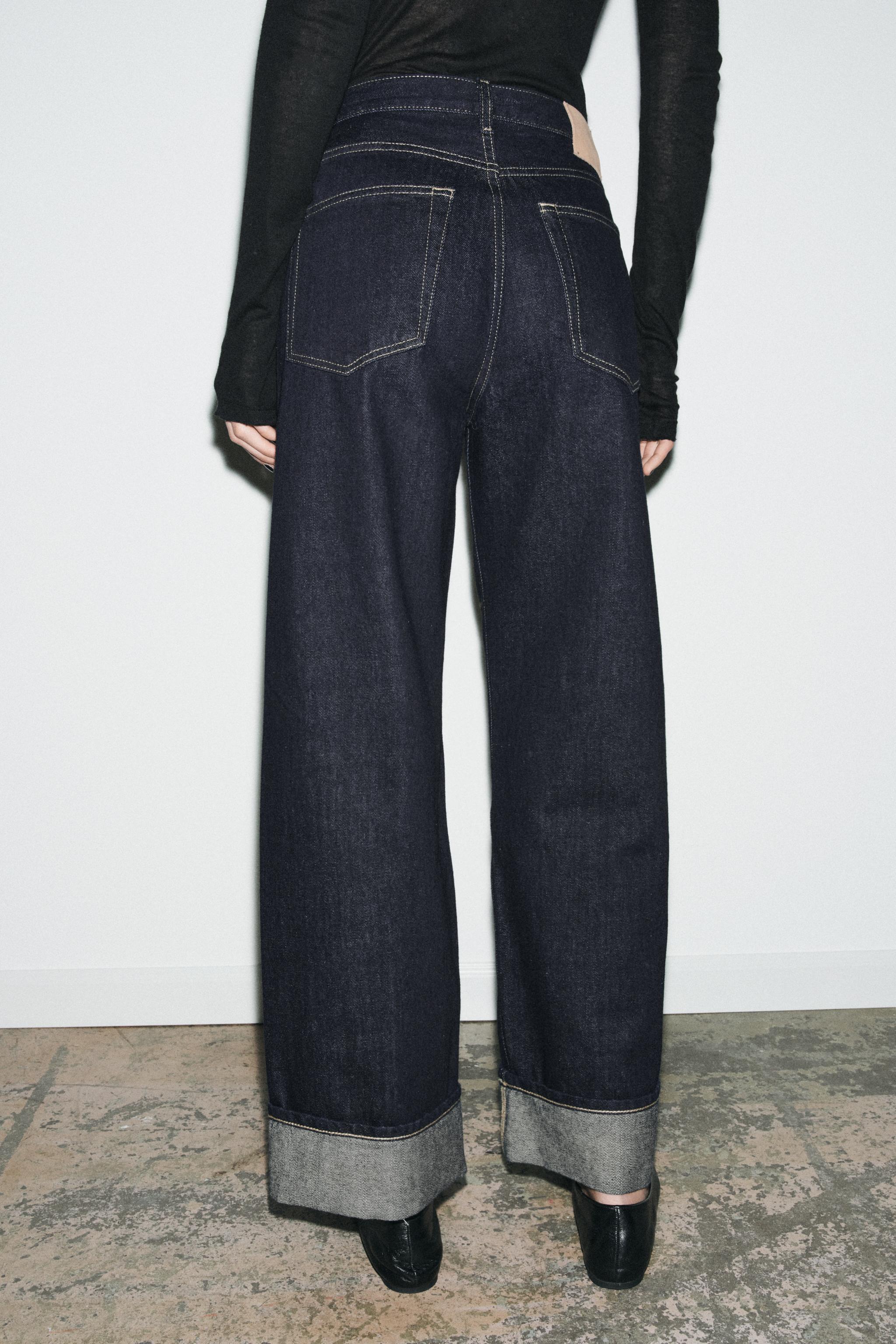 ZW COLLECTION MID-RISE BAGGY JEANS